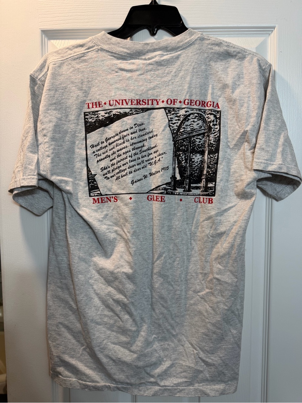 University of Georgia Men’s Glee Club Graphic T-Shirt - Light Gray